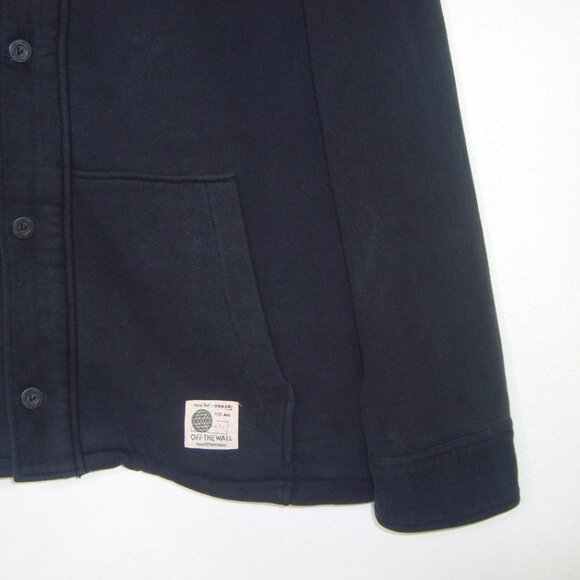 Vans X Joel Tudor Men's Zip Button Military Jacket Black 4-Pocket - Picture 6 of 10